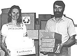 Carol and John Magee, and some of their inventory.